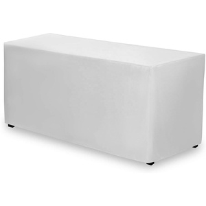 Großhandel individuelles Logo waschbares rechteckiges gewebtes Tischtuch für 4/6/8 Fußtische - Product Image 3
