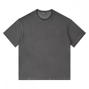 Wholesale Printing Blank Acid Wash Blank Graphic <b>T</b> Shirts Vintage Style Heavyweight Cotton Oversize Men Vintage <b>T</b> Shirt - Product Image 5