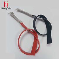 Câble d'extension CC pour panneau solaire personnalisable 12AWG, plat, en PVC tressé, pour passage en fenêtre, câble PV