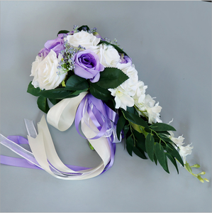 Caldo di Vendita di Fiori di Nozze Bouquet Da Sposa Mano bouquet Fiori di Rosa sposa Bouquet di fiori fai da te - Product Image 4