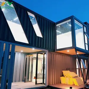 20Ft Homes Container Office Modular Office Building House Movable Sandwich Panel Fitting House Portable 3 Bedroom Detachable Hom
