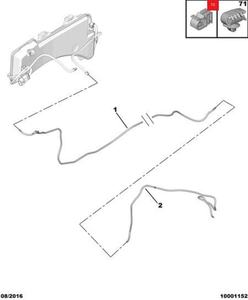 Convient pour Peugeot 4008, 5008, 3008, Citroën C5 <span class=keywords><strong>clips</strong></span> de tuyau de pulvérisation d'essuie-glace - Product Image 6