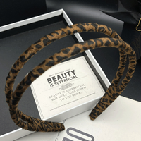 Französisches Leoparden-Haarband für Damen, Neues Einfaches Schmales Haarband, Haarschmuck zum Waschen der Haare, Stirnband für Abschlussfeier, Hochzeit, Schulanfang