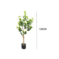 Arbre de Camélia Artificiel, Grande Plante en Pot en Plastique, Plante Haute Réaliste, Arbre Décoratif, Fleur