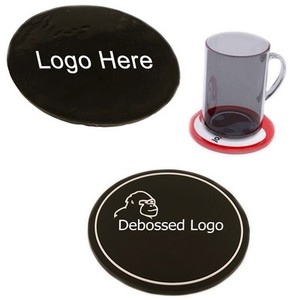 Custom Logo New Arrival Silicone Rubber Cup Coaster Rubberized Silicone Coaster Non Slip Soft Silicone Drink Coaster