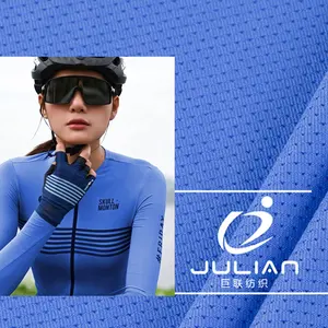Mesh cycling wear sportswear eco-friendly REPREVE recyclable plastic bottle polyester recycled fabric