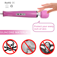 Leistungsstarker 10-Gang AV-Vibrator für Magic Wand G-Punkt-Stimulation Massagegerät für Klitoris für Frauen Erwachsenen-Sexspielzeug Masturbation
