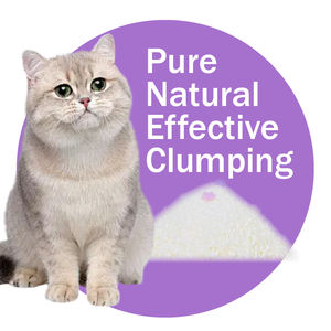 高品質タピオカ猫砂、強力な消臭効果、速乾性カッサバ猫砂 - Product Image 1