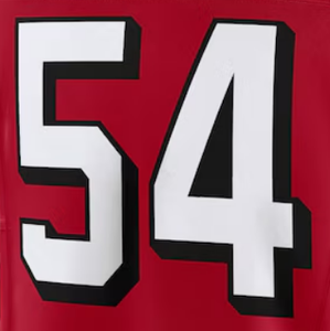 قميص كرة القدم الأمريكية 2025 لفريق 49ers رقم 13 بيردي ورقم 23 ماكافيري ورقم 54 وارنر ورقم 97 بوسا زي كرة قدم كلاسيكي أحمر للرجال - Product Image 2