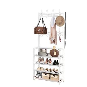 Porte-vêtements multifonctionnel et minimaliste intégré au sol à 4/5 niveaux pour rangement de porte - Vente en gros - Product Image 2