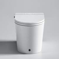 Toilette intelligente multifonctionnelle moderne avec bidet intégré et chasse d'eau automatique à capteur