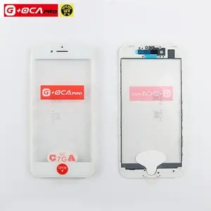 G + OCA PRO高品质手机维修显示屏面板前外透镜3合1玻璃 + Oca带框适用于iphone7