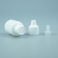 Petites bouteilles de laboratoire en plastique de 10ml contenant de stockage de liquide avec flacon compte-gouttes d'échantillon