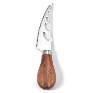 Coltello per <span class=keywords><strong>Formaggio</strong></span> in Acciaio Inox con Manico in Legno di Acacia, Forchetta per <span class=keywords><strong>Formaggio</strong></span>, Spatola Piccola, Utensili da Cucina - Product Image 5
