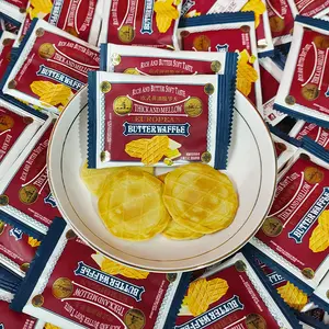 Snack-Lebensmittelbeutel Herstellung individuell bedruckte Opp-Verpackungsbeutel aus Kunststoff für Süßigkeiten Keks Plätzchen selbstklebendes Siegel Geschenk Lebensmittel Waffeln