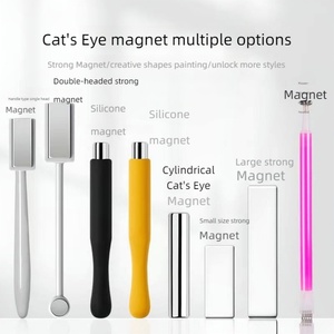 Bande magnétique puissante pour manucure, version améliorée, pour gel nail art effet œil de chat et vernis à ongles spécial silicone - Product Image 1