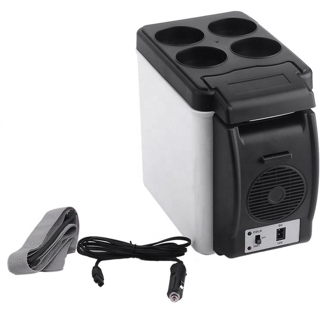 6 L12V Mini Car Refrigerator Cooler and Warmer Car Small Refrigerator Mini Fridge