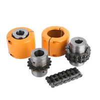 Accouplement flexible à rouleaux en acier 45 pour chaîne, pour convoyeurs, pompes, machines d'emballage et textiles