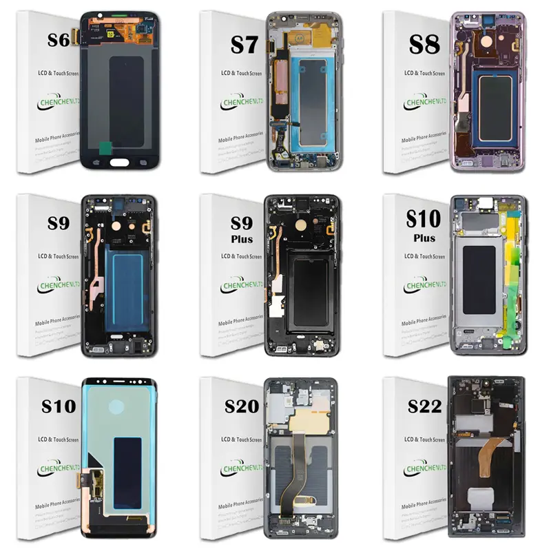 Original lcd screen for samsung S8+ S9+ S10+ S20 S21 S22 Ultra Plus Lcd display Mobile Phone Lcds for Samsung S5 S6 S7 S8 S9 S10