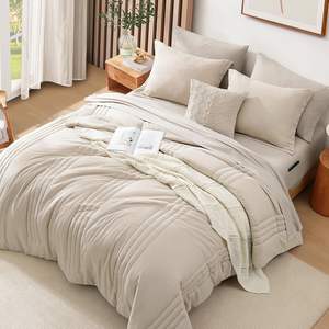 Modern 7-Piece kraliçe boyutu özel nevresim takımı tüm mevsim yorgan kabarık nevresim sıcak çanta baskılı desen Polyester dolum - Product Image 5