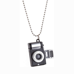Collane con ciondolo con fotocamera Flash luminoso retrò stile SLR stile creativo collana con fotocamera nascosta - Product Image 1