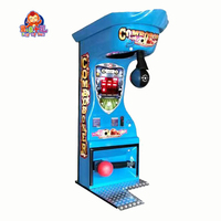 Machine de boxe à marteau électronique de jeu à pièces en gros d'usine Arcade Boxe Punch dans un parc d'attractions de rue