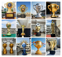Trophée de football gonflable imperméable, Coupe gonflable durable, Trophée gonflable géant réaliste, Coupe de football WOLD, Publicité