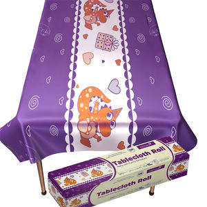 <span class=keywords><strong>Nappe</strong></span> <span class=keywords><strong>Dinosaure</strong></span> Extra Large Rouleau Décorations de Table en Plastique Jetable pour Fête d'<span class=keywords><strong>Anniversaire</strong></span> Pique-Nique Baby Shower Camping - Product Image 1
