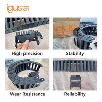 Chaînes énergétiques de haute qualité et grande stabilité Série 10 Monobloc Non ouvrable 10.6.075.0 Kit de pièces CNC Igus Courbure de câble Nouvelle mini chaîne