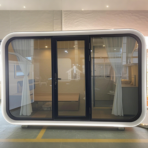 Mini Maison Conteneur Design Moderne Cabine Pomme Préfabriquée pour Bureau Personnel Acier Imperméable pour Villas Resorts Hôtels <span class=keywords><strong>Séjours</strong></span> à domicile - Product Image 2