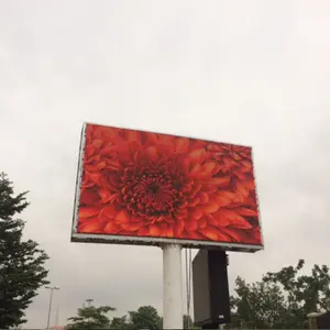 P10 Outdoor Full Color 960 X 960mm Cabinet Size Wall-mounted Fixed Advertising LED Display