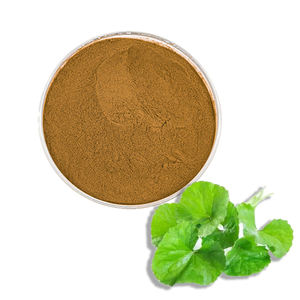 食品グレード10% アジアチコサイドパウダー天然<span class=keywords><strong>Centella</strong></span>アジアチカエキスを真空パックボトルとドラムで包装 - Product Image 1