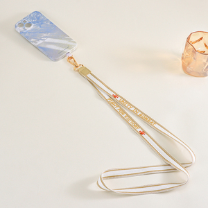 Đơn Giản Tùy Chỉnh Dệt Tay Polyester Dây Buộc Cá Nhân Chữ Điện Thoại Phụ Kiện Điện Thoại Cổ Dây Đeo Điện Thoại Di Động Dây Đeo Điện Thoại Treo - Product Image 3