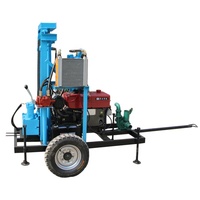 Foreuse de puits d'eau Huayao, foreuse de puits d'eau, machine de forage portable de 150 m