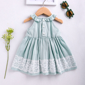 Vestido de Bebé Estampado Ecológico de Verano, Manga Larga, 100% Algodón, Estilo Princesa, Vestidos para Niñas - Product Image 6
