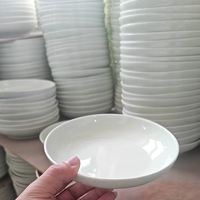Vaisselle en porcelaine rustique en gros, service de table en céramique émaillée vert clair de style nordique