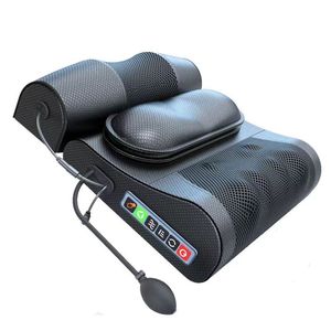 Almohada masajeadora para cuello y hombros con calor y vibración para uso doméstico, dispositivo de soporte lumbar eléctrico - Product Image 2