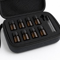 Étui de voyage personnalisé en EVA imperméable pour flacons de parfum et échantillons, avec poche en filet zippée, emballage de gros