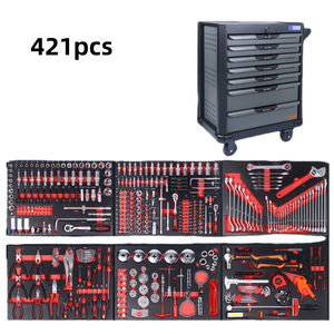Cơ khí công cụ Xe đẩy hoàn chỉnh hộp công cụ với 421 cái công cụ - Product Image 1