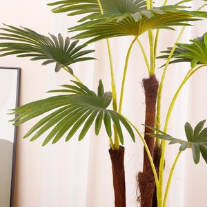 Palmera Artificial Qihao en Maceta, Planta de Alta Simulación para Decoración Interior, Hogar, Oficina, Restaurante - Product Image 4