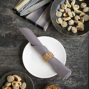 Mantel Individual Redondo Moderno de Jacinto de Agua, Hecho a Mano, Ecológico y Natural, para Decoración de Mesa, Venta al por Mayor - Product Image 3