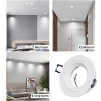 Spot lumineux Led circulaire encastrable pour le plafond, luminaire de plafond réglable, de bonne qualité, livraison gratuite, 3w, GU10