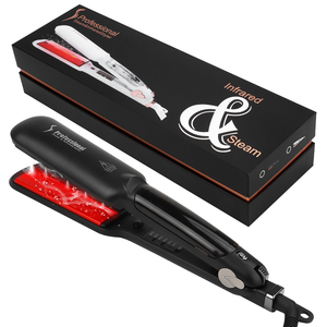 Meilleure vente <span class=keywords><strong>Plancha</strong></span> Salon professionnel Fer plat à vapeur en céramique Fer à lisser infrarouge à vapeur de tourmaline - Product Image 1