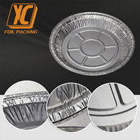 Plaque de cuisson à pizza en aluminium robuste de qualité alimentaire 7 pouces, recyclable, résistante au four, pour la maison, la boulangerie, le restaurant, taille personnalisée