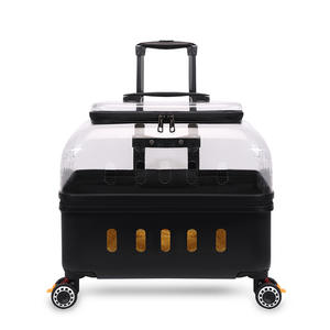 Модная прозрачная пластиковая сумка-тележка для собак и кошек - Product Image 2