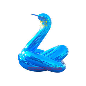 Giardino di lusso paesaggio di <span class=keywords><strong>strada</strong></span> ornamento in acciaio inox metallo artigianato arte scultura placcatura palloncino fiori angelo/croce/moda - Product Image 2