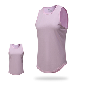 เสื้อกีฬาผู้หญิงแบบแห้งเร็วสำหรับฤดูร้อน เสื้อโยคะวิ่งออกกำลังกายแบบไม่มีแขน เสื้อวิ่งมาราธอน แทร็คแอนด์ฟิลด์ ฟิตเนส แทงค์ท็อป - Product Image 4