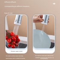 Rallonge de robinet de cuisine rotative multifonctionnelle 2 en 1 extensible pour enfants, facile à utiliser