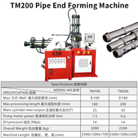 STM TM200 Machine hydraulique de formation d'extrémité lourde pour support de silencieux d'échappement