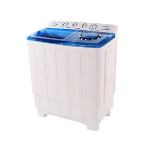 Machine à laver nationale portable avec deux cuves et sèche-linge, 7.5 kg